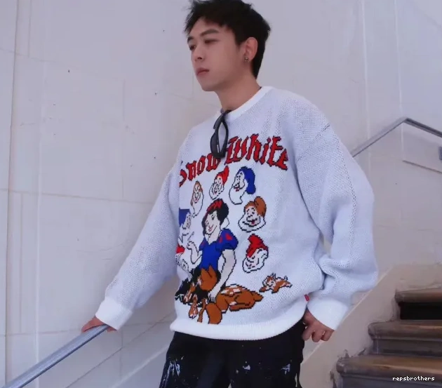24FW SNOW Sweater Snow WHITE SWEATER White 0828